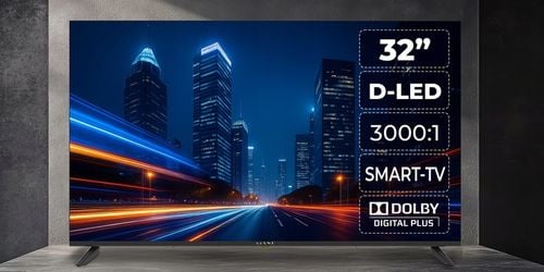Telewizor Kiano KE32 Elegance Smart TV Bezramkowy D-LED HD DVB-T2/HEVC na Arena.pl