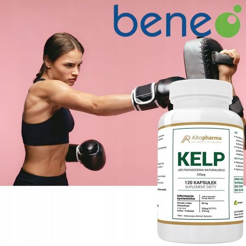 KELP JOD NATURALNY 325mcg +PREBIOTYK WEGE 120 KAPS na Arena.pl