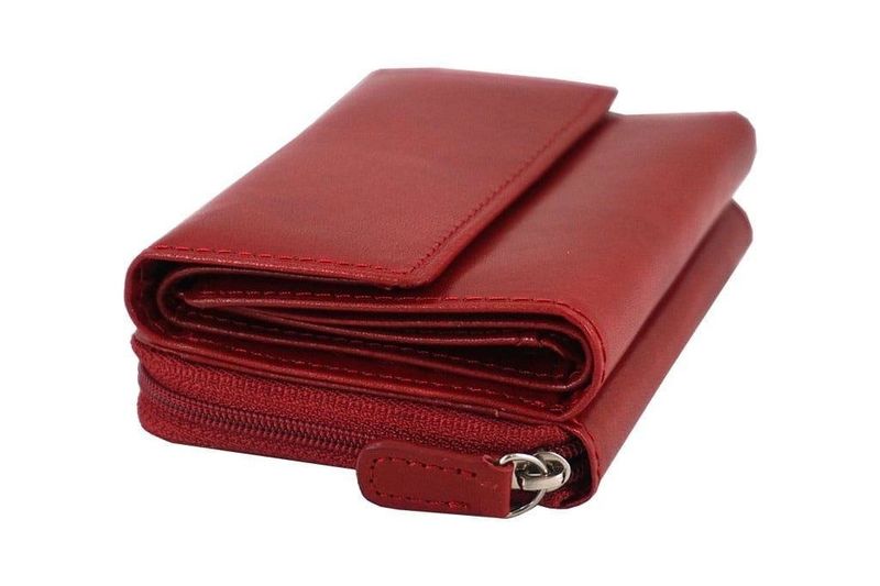 Barberini's - portfel skórzany damski - Brązowy zdjęcie 3