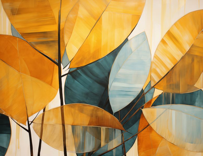 Plakat 65x50cm Harmonia Odcieni zdjęcie 1