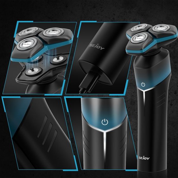 GOLARKA MĘSKA MASZYNKA DO GOLENIA TRYMER DO NOSA 5W1 Z OŚWIETLENIEM LED zdjęcie 8