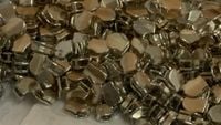 Suwak metalowy bez zawieszki 3 mm  (10szt) SREBRNE