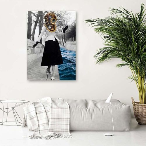 Deco Panel, Kobieta nurek abstrakcja 40x60 na Arena.pl
