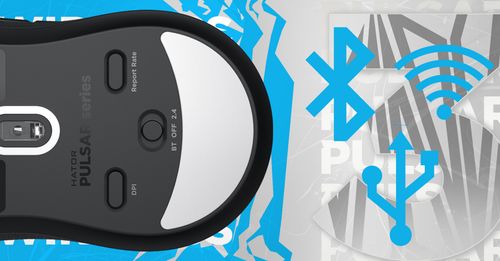 Myszka HATOR Pulsar 3 Wireless (biała) na Arena.pl