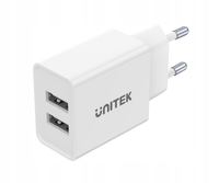 Ładowarka Sieciowa Unitek P1113A-EU 2xUSB-A 12W, biała