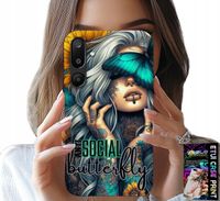 ETUI DO SAMSUNG GALAXY M16 5G - ANTI SOCIAL, BUTTERFLY, MOTYLEK, KOBIECE