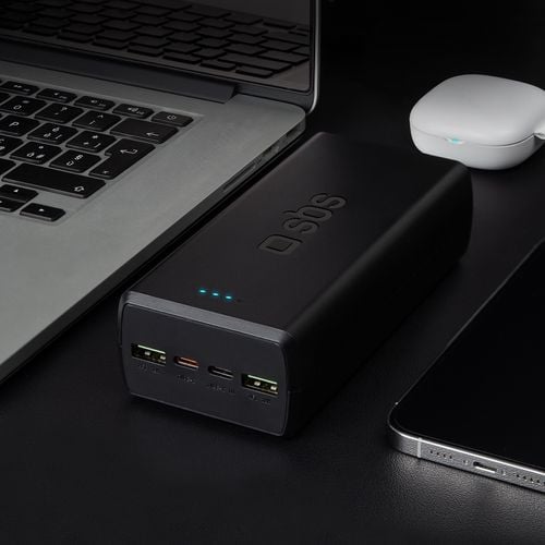 powerbank 30000 mah usb-c usb-a - czarny na Arena.pl