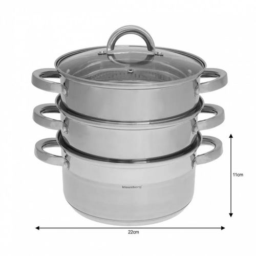 garnek na parę klausberg 4 elem. 22cm kb-7142 na Arena.pl