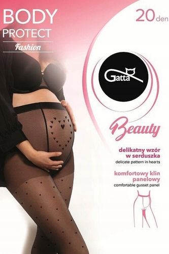 Rajstopy ciążowe Gatta Body Protect wz.02 20 den 4-L nero na Arena.pl