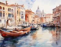 Plakat 65x50cm Wenecka Impresja