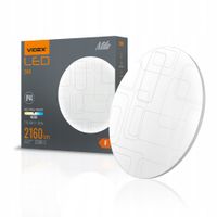 2 x Lampa, plafon, oprawa LED sufitowa VIDEX 2160lm 24W 32,5cm Prostokątny