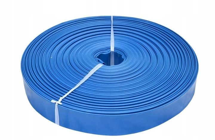 WĄŻ GUMOWY 2''52mm 50M DO WODY PCV POMPA STRAŻACKI zdjęcie 3