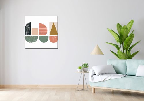 Obraz 70x70cm Ziarnista Symetria na Arena.pl