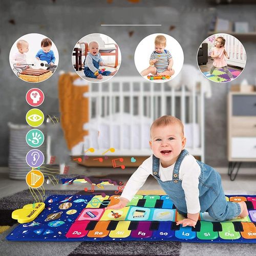 MATA MUZYCZNA EDUKACYJNA PIANINKO DLA DZIECI GRA DO TAŃCZENIA INTERAKTYWNA na Arena.pl