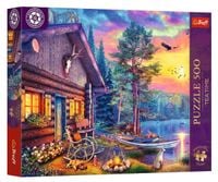puzzle 500 premium przystań o zachodzie słoń 37617