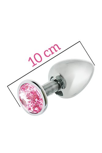 plug-mai no.74 metal plug with stone l silver na Arena.pl