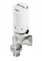 ZESTAW TERMOSTATYCZNY OSIOWY GŁOWICA ZAWÓR BIAŁY