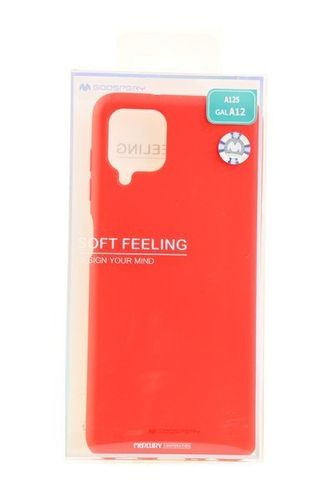 Etui Mercury Goospery Soft Feeling do Samsung Galaxy A12 czerwony na Arena.pl