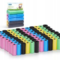 Worki na Psie Odchody Woreczki na Kupy mocne 1800 szt Torebki Mocne