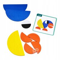 MONTESSORI TRENING MÓZGU KLOCKI UKŁADANKA WOOPIE