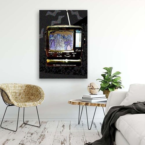 Obraz na płótnie – Canvas, Telewizja abstrakcja 40x60 na Arena.pl
