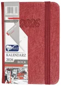 Kalendarz 2026 A7 Tygodniowy Rock, Czerwony