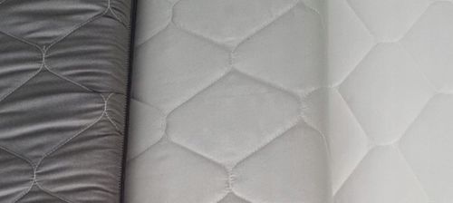 Pokrowiec na materac pikowany grafit szary zamek 90x200 MIKROFIBRA na Arena.pl