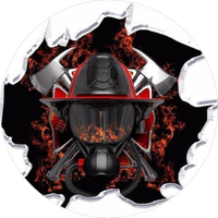 Opłatek na tort Urodziny Strażak Wóz Strażacki Strażak Postać Bohater