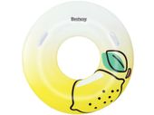 bestway dmuchane koło do pływania z uchwytami cytrynka 114 cm 36448