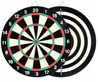 TABLICA TARCZA RZUTKI GRA DART LOTKI 6 sztuk 2w1