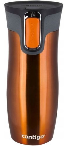 Kubek termiczny Contigo West Loop 2.0 tangerine 470 ml na Arena.pl