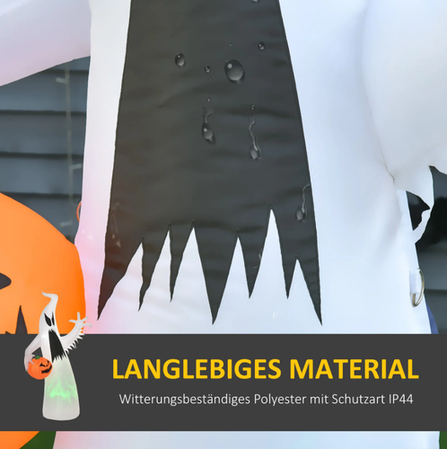 Dmuchany duch dynia halloween straszna dekoracja LED na Arena.pl