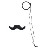 Zestaw milorda monokl wąsik