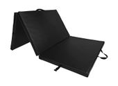 Materac gimnastyczny składany UNDERFIT 195 x 100 x 5 cm twardy czarny
