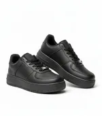 Czarne sneakersy na platformie Brigitte 36