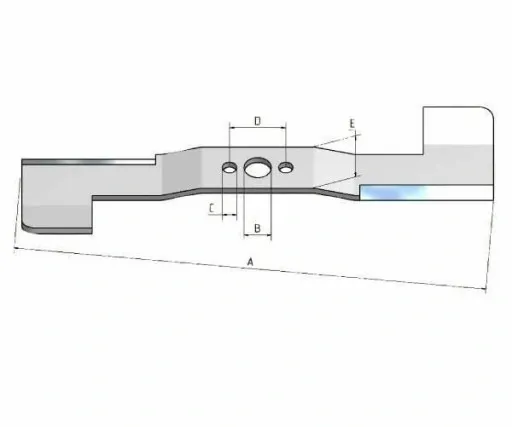 Zestaw noży tnących Stiga MP84 2SZT. 1134-9220-01 zdjęcie 12
