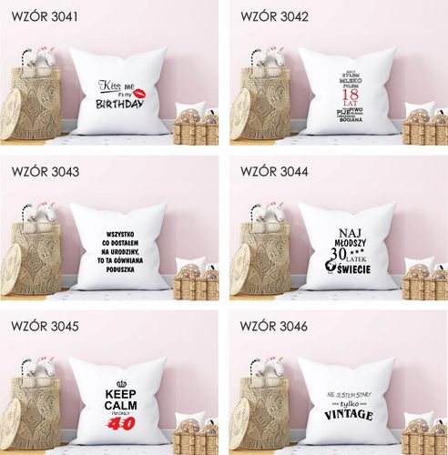 Poduszka z nadrukiem PREZENT NARODZINY LEGENDY na Arena.pl