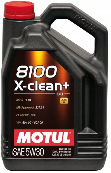 Motul 8100 X-Clean+ C3 5W30 5L zdjęcie 1