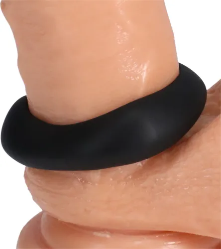 doc johnson master - wytrzymały pierścień anatomiczny, czarny na Arena.pl