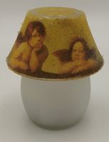 lampion na tea light  anioł  | 006-0292