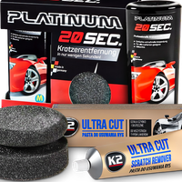 ZESTAW DO USUWANIA RYS PLATINUM + K2 PASTA POLERSKA NA RYSY ULTRA CUT 100G