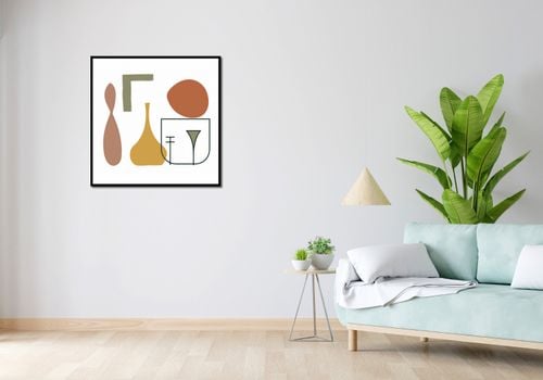 Plakat 80x80cm Naczynia na Arena.pl