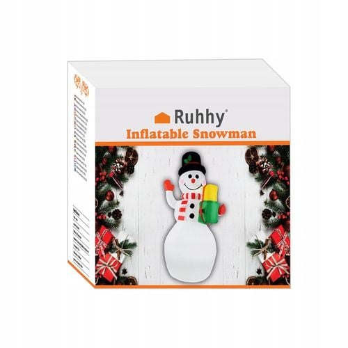 Nadmuchiwany Bałwan LED Duży Dmuchany Bałwanek Pompowany Świecący na Arena.pl