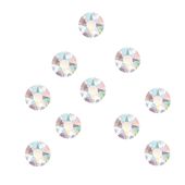 Cyrkonie Typu Swarovski SS4 AB Multikolor 10 szt