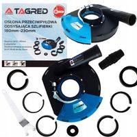 OSŁONA PRZECIWPYŁOWA ODSYSAJĄCA Z WIEŃCEM DO SZLIFIERKI, SZLIFIEREK 180/230