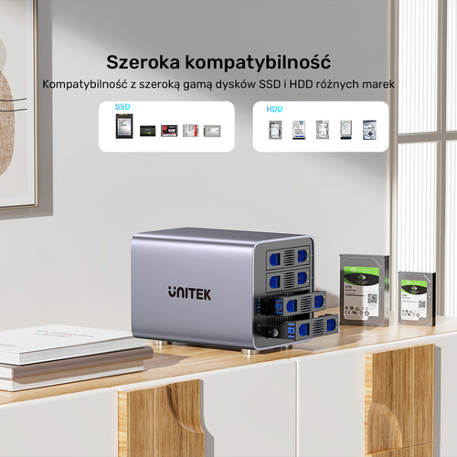 4-dyskowa obudowa RAID 0/1/5/10 / JBOD/ PM Unitek na Arena.pl