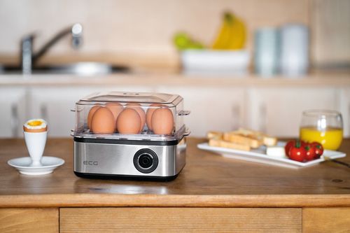 Jajowar ECG UV 5080 srebrny/szary 8 jajek gotowane, 4 jajka sadzone na Arena.pl