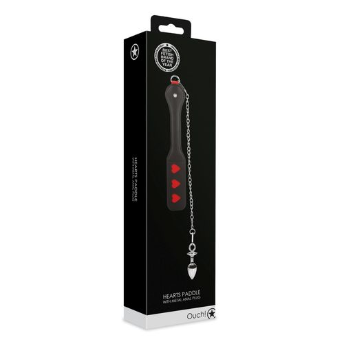 hearts paddle with metal anal plug na Arena.pl