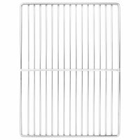 Ruszt grillowy Srebrny 40 x 30 cm Stal nierdzewna
