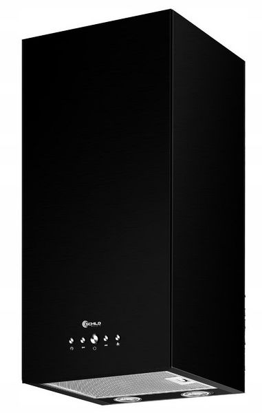 OKAP KUCHENNY ŚCIENNY CZARNY KOMINOWY LED SCHILD zdjęcie 1